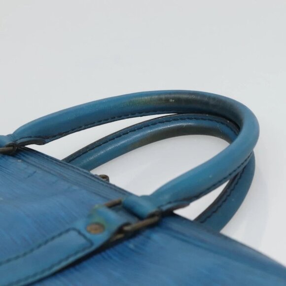 LOUIS VUITTON Epi Porte Documents Voyage Business Bag Blue - Picture 8 of 16